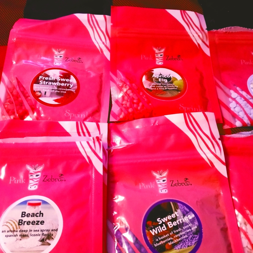 Pink Zebra soy sprinkles